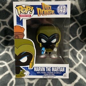 Funko Pop! Marvin The Martian #143 Duck Dodgers ! VAULTED ! Looney Tunes !